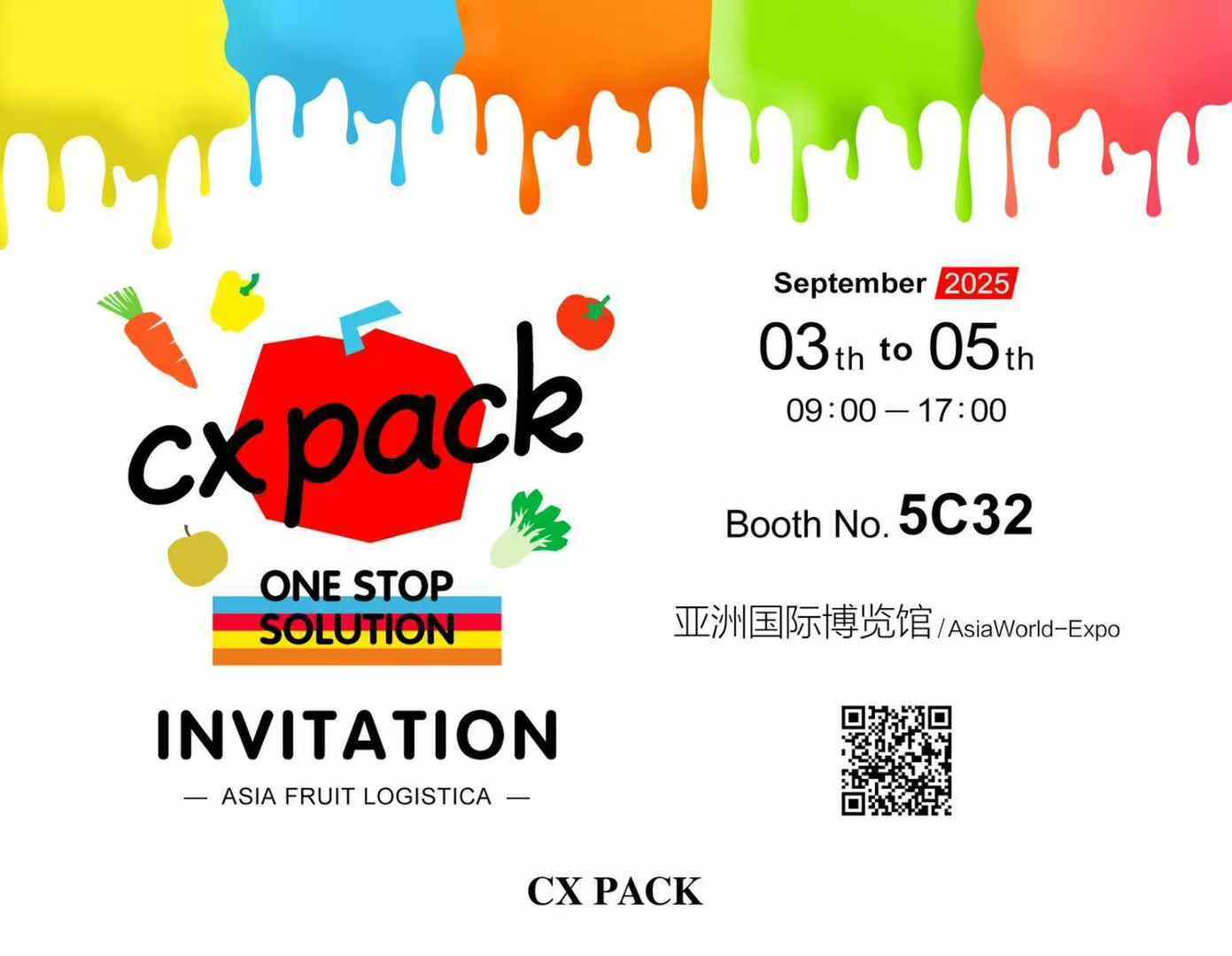 Dernière affaire concernant Asia Fruit Logistica - CX PACK