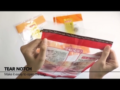 Sacs d'emballage de légumes frais sur mesure en PET/CPP Sacs en plastique à l'ail Bopp avec fenêtre transparente