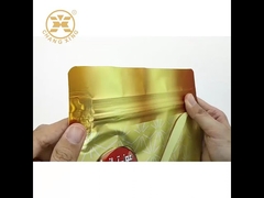 Emballage de riz de 5 kg Sacs fermées à glissière à fond plat