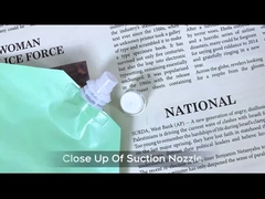 100g 150g Sacoche debout imperméable avec bec pour emballage cosmétique