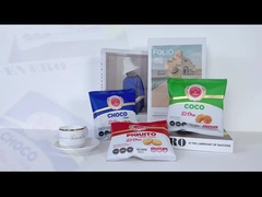 Sac à collations imprimé sur mesure, scellé, sac d'emballage alimentaire indépendant pour les biscuits au chocolat.