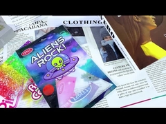 180 microns sacs d'emballage de collations personnalisés sac en plastique debout pour caramel de noix