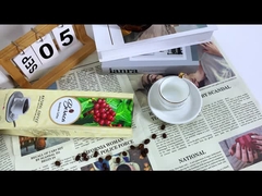 Résistant à l'humidité, étanche à la fermeture à glissière, sac à café 250g 500g 1000g 1kg