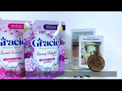 LDPE Doypack Détergent de linge Stand Up Spout Pouch Dégraisseur de tissu Tanding Pouch Avec Spout