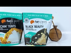 Sac à biscuits Stand Up Sac à chocolat Chips Fermeture à glissière Sac d'emballage alimentaire Snack Sac d'emballage