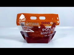 Sac de poulet rôti en plastique