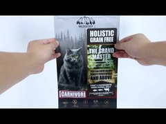 5kg 10kg 15kg 20kg Sac en plastique à fermeture à glissière pour chien, chat ou animal de compagnie Sac d'emballage alimentaire Stand up pouch Sacs à fond plat