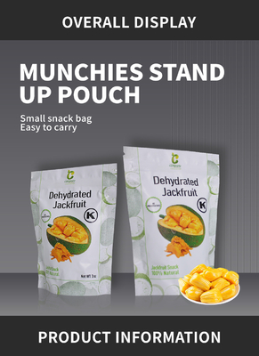 100g Snacks Food Dried Jackfruit Bag With Zipper Lock