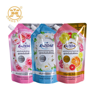 Custom Printed Portable Stand Up Detergent Packaging Pouch Laundry Detergent Bag