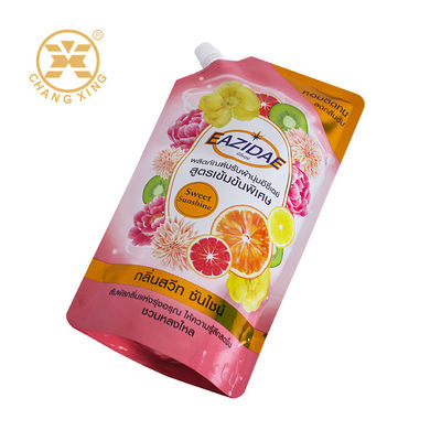 Custom Printed Portable Stand Up Detergent Packaging Pouch Laundry Detergent Bag