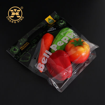 Custom Logo Anti-Fog Fresh Produce Packaging Vacuum Packaging Bag with Breathable Air Holes