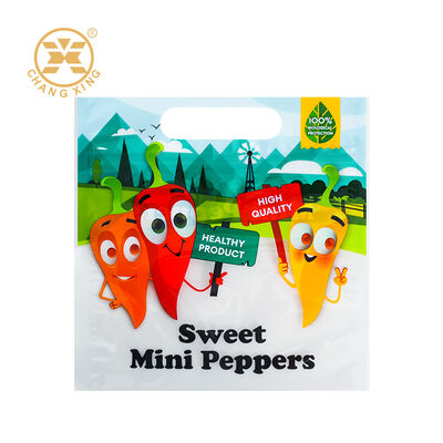 Custom Logo Anti-Fog Vacuum Packaging Bag With Breathable Air Holes For Fresh Produce
