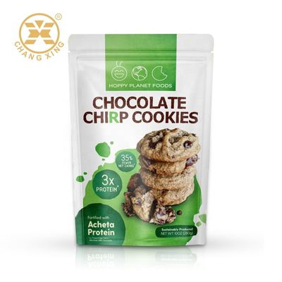 Customizable Holographic Stand Up Pouch Ziplock Bag for Food Grade Snack Packaging