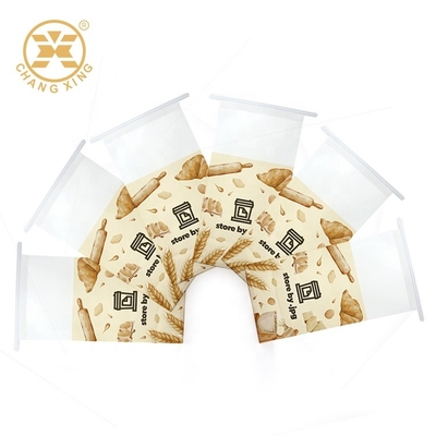 Eco Friendly Gusset Bakery Bread Packaging Bags SGS Recycled Plastic Packaging Bags