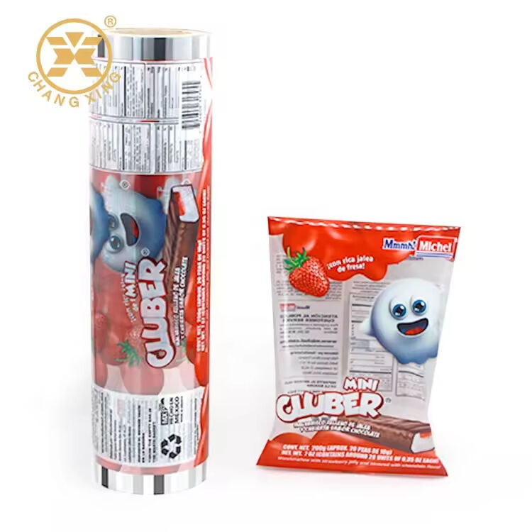 PDF Artwork Format Custom Size Accepted Service Provided Automatic Packaging Film Suitable for Automated Packaging Lines