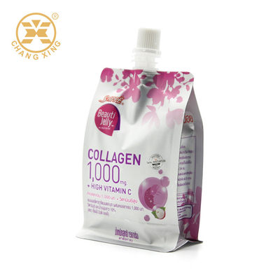 Liquide de Jolly Sachet Packaging 1000mg de boisson de LDPE avec le bec central