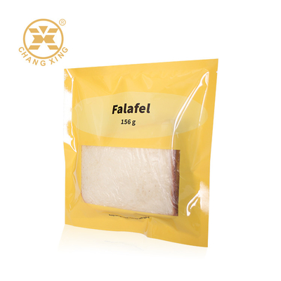 Emballage flexible de poche de pain de Falafel de gâteau de boulangerie de qualité des produits alimentaires avec la fenêtre claire