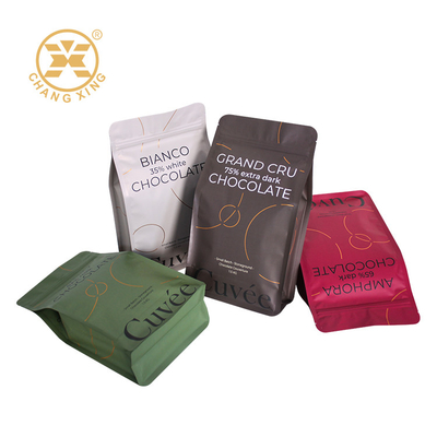 La coutume a imprimé le sac zip-lock de papier d'aluminium de fond plat 12oz pour l'emballage de café
