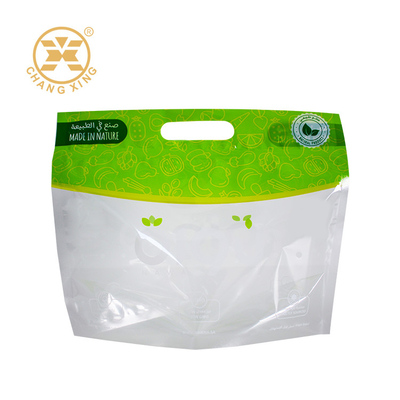 Sacs d'emballage en plastique BOPP de 5 kg pour les fruits secs avec ouvertures et poignées