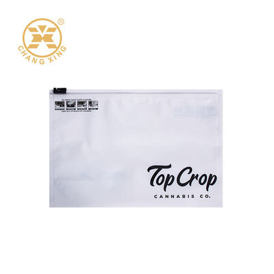 BOPP Vêtements recouverts de fermeture à glissière Fermeture à glissière Sacs avec logo Pour les vêtements