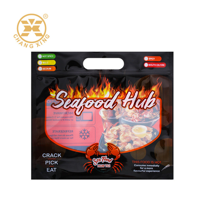200 microns Seafood Sac à vide Rameau Ruloir de peau film sac d'emballage alimentaire Rameau sac d'emballage de peau