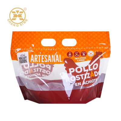 Sac de poulet rôti en plastique