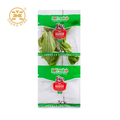 Sacs d'emballage composites en PET/CPP pour légumes frais Sacs en plastique pour fruits Bopp avec logo personnalisé