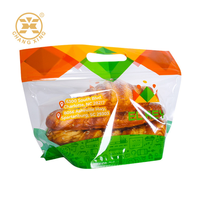 Sacs d'emballage pour pain de boulangerie personnalisés, résistants à l'humidité, avec fenêtre transparente, mini-sachets pour gâteaux, bonbons, biscuits