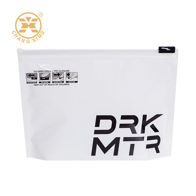 Pochettes refermables faites sur commande de sacs d'emballage de tirette d'habillement de BOPP avec le logo pour l'habillement