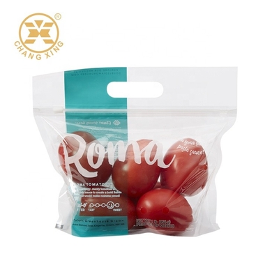 L'emballage sec réutilisable de fruit du fruit frais VMPET Transoparent met en sac 500g tiennent des poches avec la fenêtre