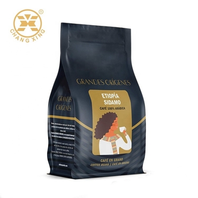 100 sacs de empaquetage de café de catégorie comestible avec l'emballage écologique de sachet à thé de tirette