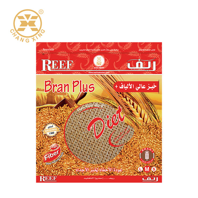 Poche de Logo Printing Packaging Bread d'emballage de pain de pain de serrure de tirette