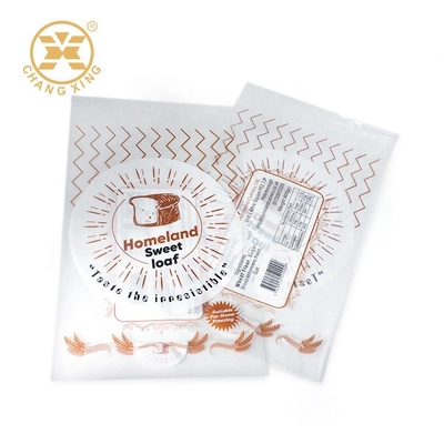 Sacs de empaquetage de pain d'emballage alimentaire de lldpe de pain en plastique de boulangerie de catégorie comestible