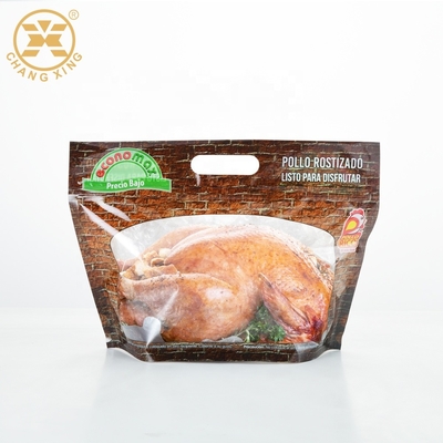 Emballage de barrière pour les poches Microwavable rescellables de cornue de poulet rôti