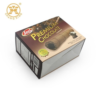 L'emballage antipoussière de carton d'abonnement de casse-croûte de sucrerie de CMYK enferme dans une boîte la barre de chocolat faite sur commande enferme dans une boîte l'OEM