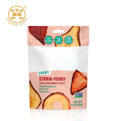 MPET Matte Dry Fruit Packaging Bags rescellable 750g compostable tiennent des poches