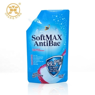 sac détersif liquide de poche d'emballage de poudre de LDPE de 250ml 5L avec le bec