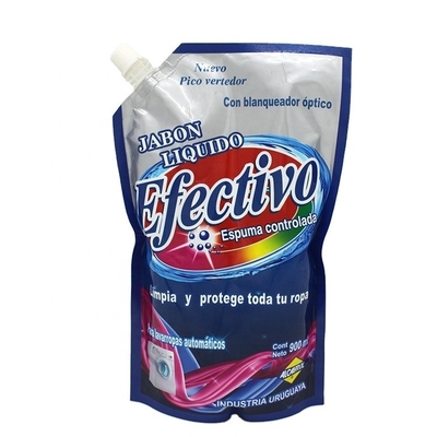 poche de Tanding d'assouplissant de tissu de 2L 5L avec le sac détergent liquide de LDPE de bec