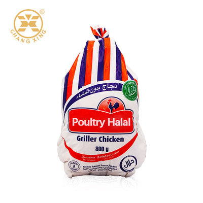 Sachet en matière plastique de sac congelé d'emballage alimentaire du PE OPP 900g 1200g pour emballer le poulet de la Turquie